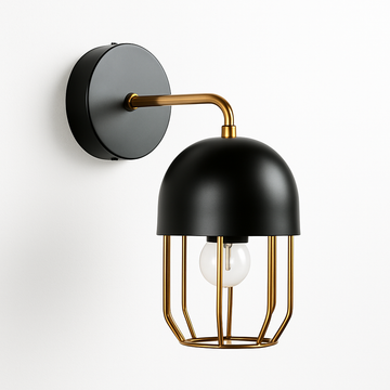 Wandleuchte im Industrie-Design